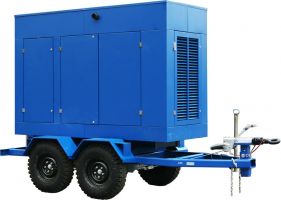 АД-120С-Т400-1РПМ9 на прицепе